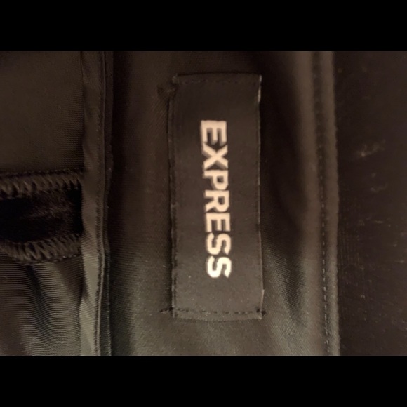 Black Express Velour Shorts - Picture 3 of 4